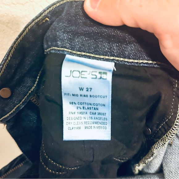 Joe's Jeans Bridget Dark Blue Straight Leg Women's Jeans w 27 EUC - Picture 6 of 8